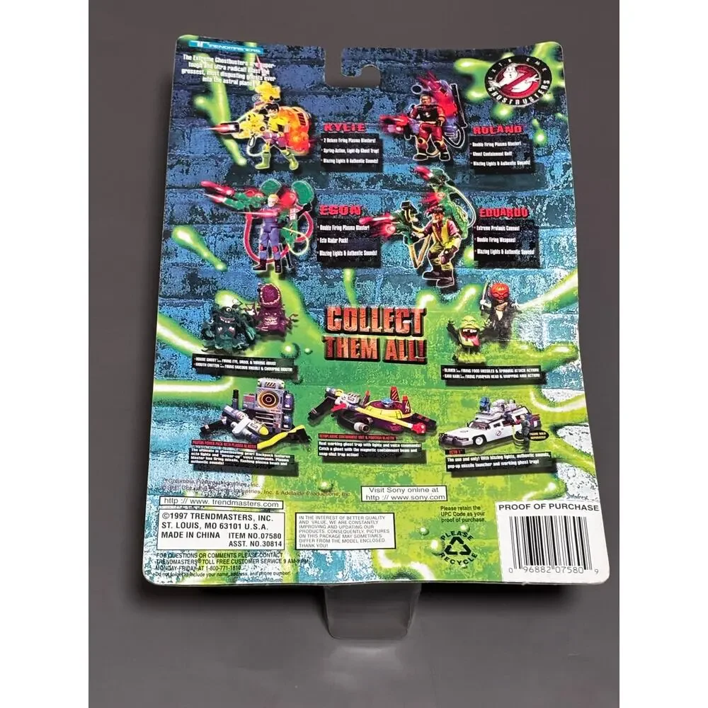 Extreme Ghostbusters Trendmasters 1997 Kylie W/Slimer Action Figure New Sealed